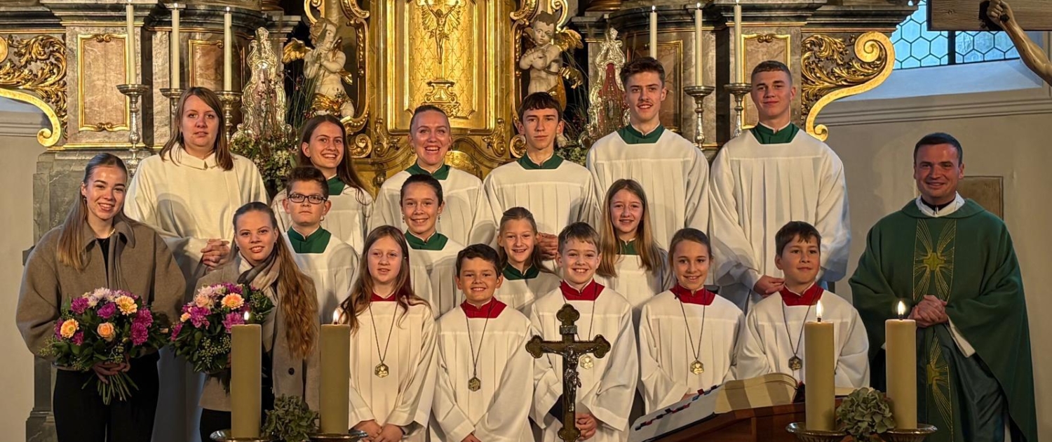 Ministrantenaufnahme in Gossi